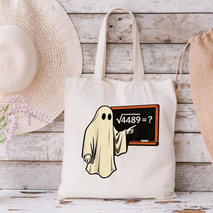 Square Root 67 Ghost Math Teacher 4489 Meme Halloween Canvas Tote Bag, gift for family, gift for coworker Square Root 67 Ghost Math Teacher 4489 Meme Halloween Canvas Tote Bag, gift for family, gift for coworker