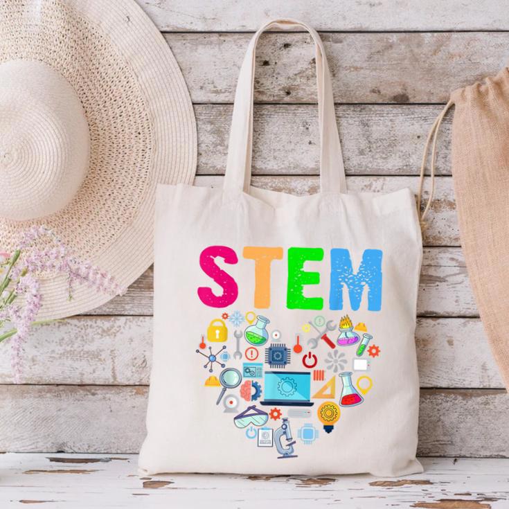 STEM Science Technology Engineering Math Teacher Canvas Tote Bag, Science Teacher Tote Bags, gift for family, gift for coworker STEM Science Technology Engineering Math Teacher Canvas Tote Bag, Science Teacher Tote Bags, gift for family, gift for coworker
