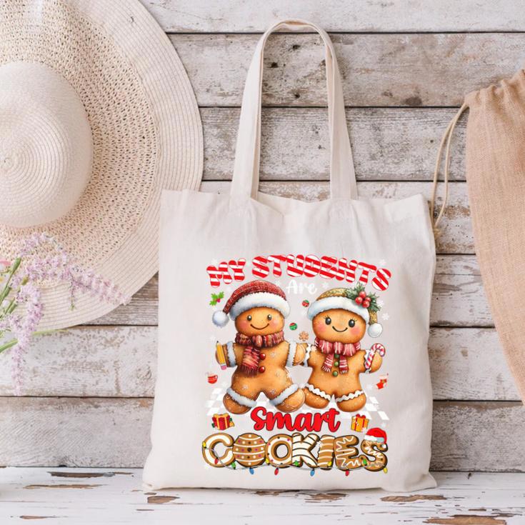 My Student Are Smart Cookies Pjs Christmas Xmas Teacher Canvas Tote Bag, gift for family, gift for coworker My Student Are Smart Cookies Pjs Christmas Xmas Teacher Canvas Tote Bag, gift for family, gift for coworker