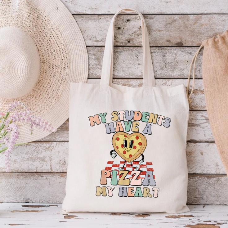 My Students Have A Pizza-My-Heart Valentines Day Teacher Canvas Tote Bag, gift for family, gift for coworker My Students Have A Pizza-My-Heart Valentines Day Teacher Canvas Tote Bag, gift for family, gift for coworker