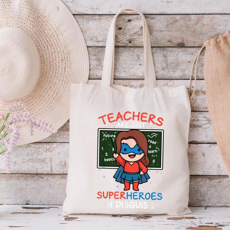 Super Hero Teacher Superheroes In Disguise Canvas Tote Bag, Super Teacher Tote Bags, gift for family, gift for coworker Super Hero Teacher Superheroes In Disguise Canvas Tote Bag, Super Teacher Tote Bags, gift for family, gift for coworker