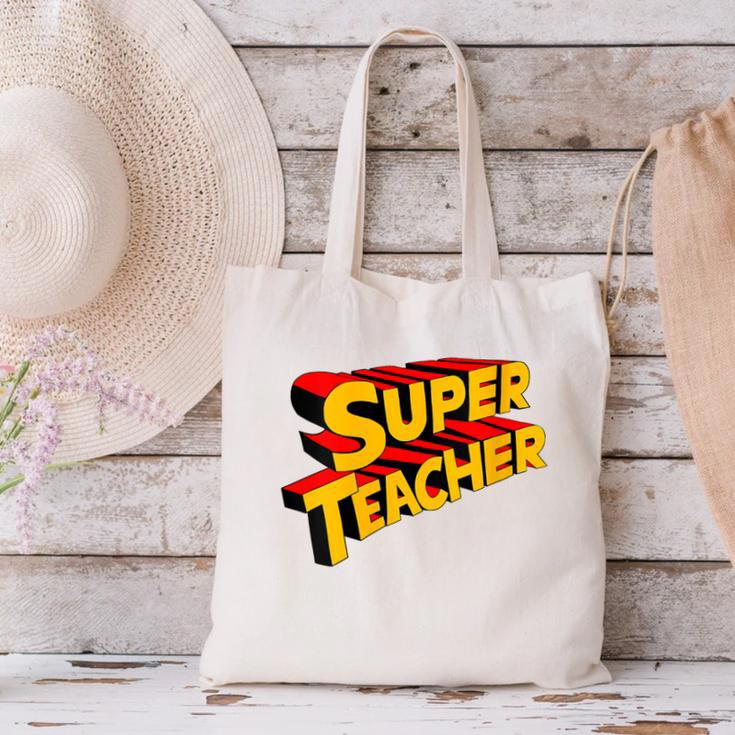 Super Teacher SuperTeacher Canvas Tote Bag, Super Teacher Tote Bags, gift for family, gift for coworker Super Teacher SuperTeacher Canvas Tote Bag, Super Teacher Tote Bags, gift for family, gift for coworker