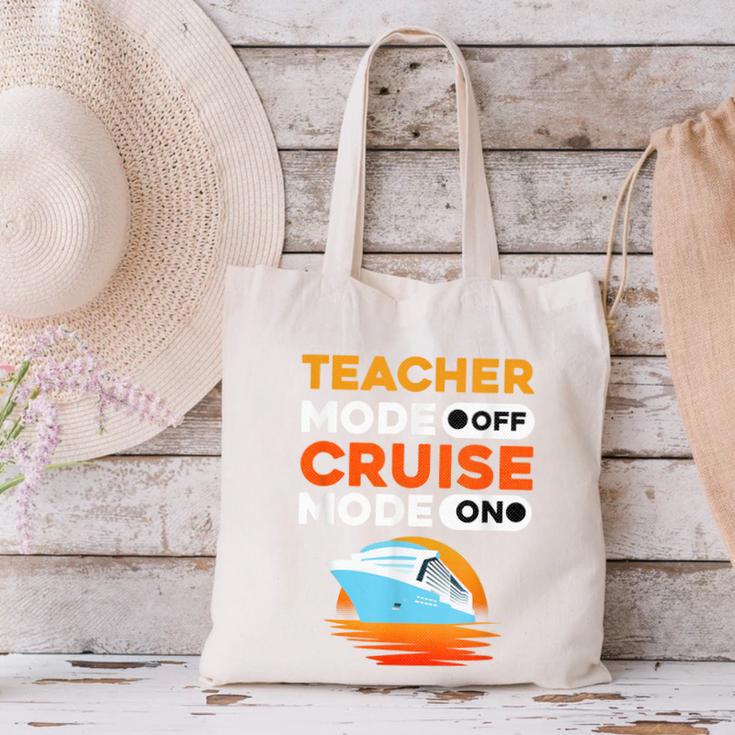 Teacher Cruise Shirt Cruise Mode Men Women Canvas Tote Bag, gift for family, gift for coworker Teacher Cruise Shirt Cruise Mode Men Women Canvas Tote Bag, gift for family, gift for coworker