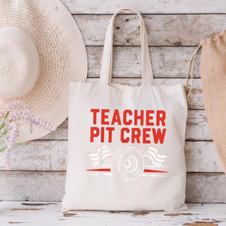 Teacher Pit Crew Race Car Driver Costume Men Women Kids Canvas Tote Bag, gift for family, gift for coworker