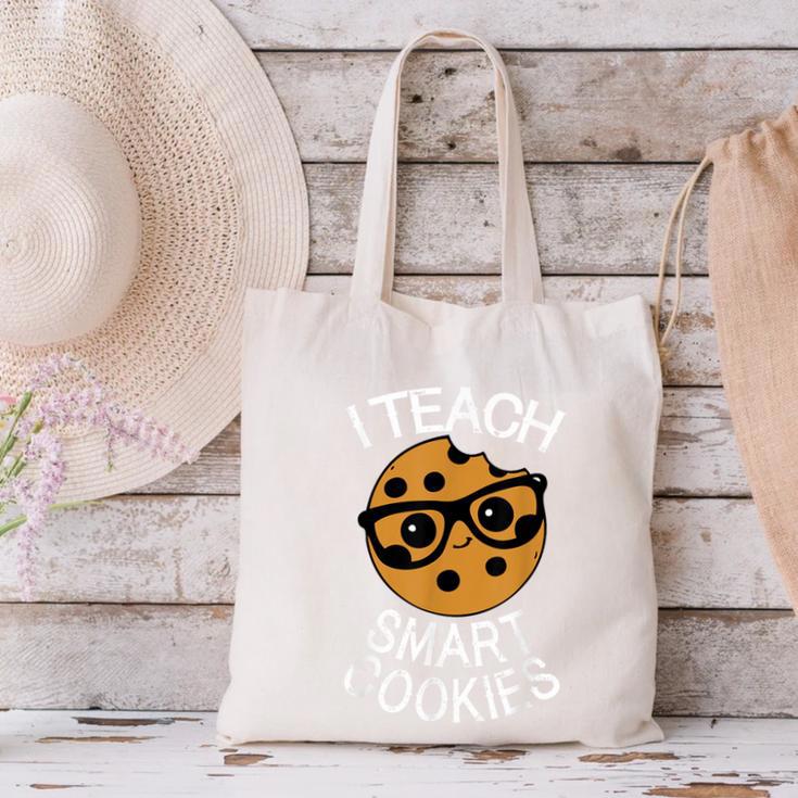 Teacher Shirt I Teach Smart Cookies Shirt Nerd Tee Canvas Tote Bag, gift for family, gift for coworker