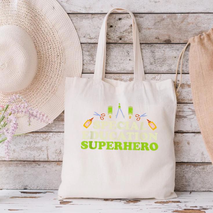 Teacher Superhero Student Educator Special Education Canvas Tote Bag, gift for family, gift for coworker