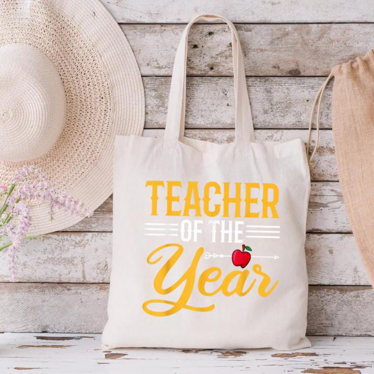 Teacher Of The Year Men Women Teachers Canvas Tote Bag, gift for family, gift for coworker