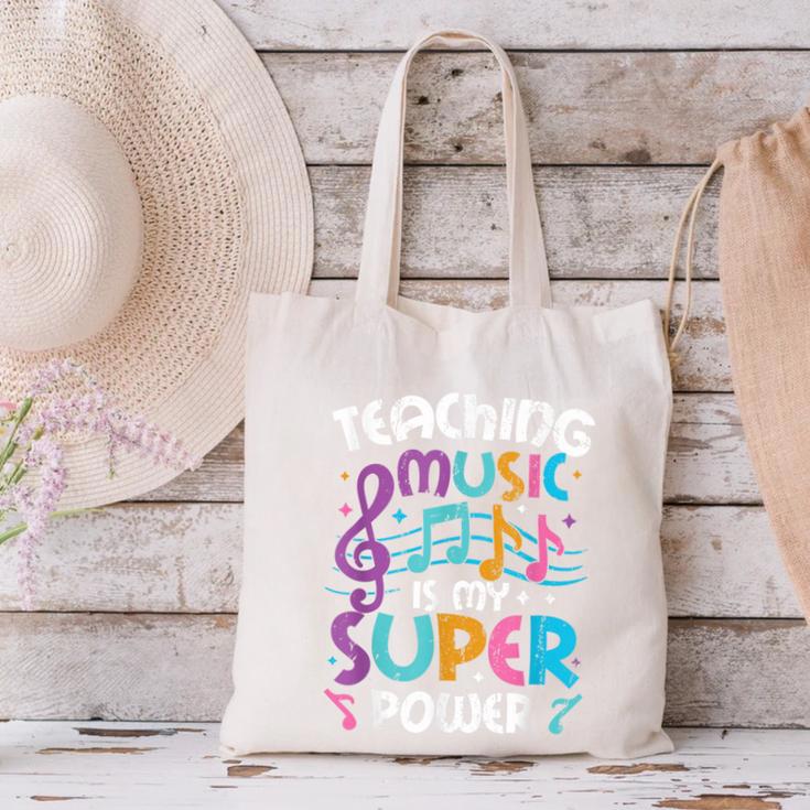 Teaching Music Is My Superpower Music Teacher For Men Women Kids Canvas Tote Bag, gift for family, gift for coworker Teaching Music Is My Superpower Music Teacher For Men Women Kids Canvas Tote Bag, gift for family, gift for coworker