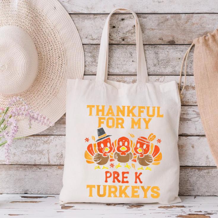 Thankful For My Pre K Turkeys Teacher Thanksgiving Men Women Canvas Tote Bag, gift for family, gift for coworker Thankful For My Pre K Turkeys Teacher Thanksgiving Men Women Canvas Tote Bag, gift for family, gift for coworker