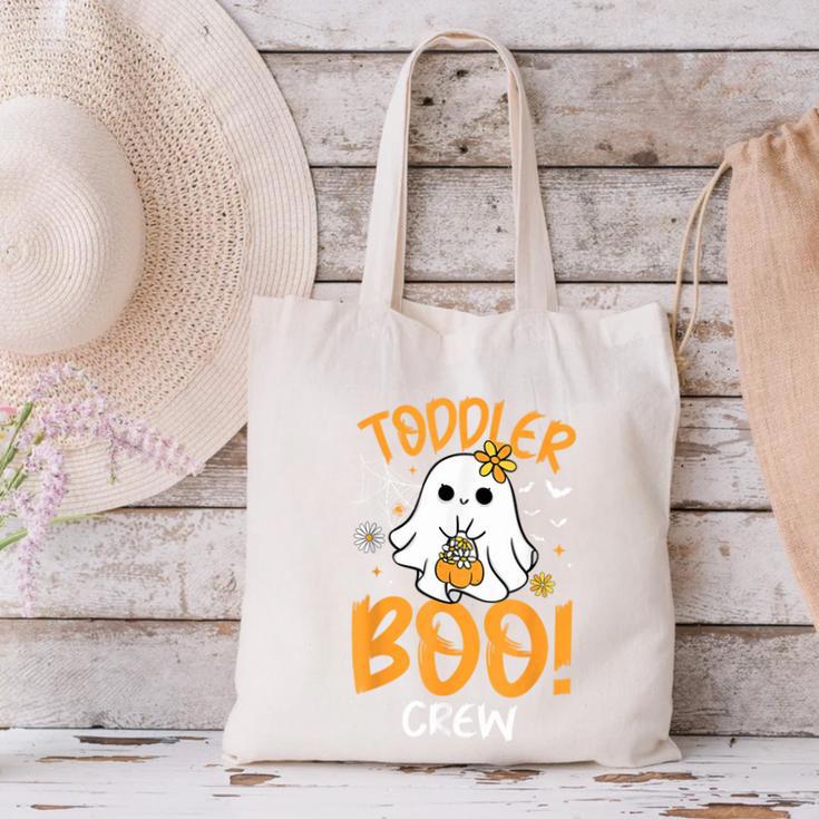 Toddler Boo Crew Babysitters Daycare Teacher Halloween Party Canvas Tote Bag, gift for family, gift for coworker