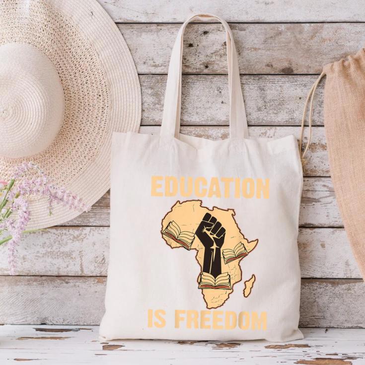 History Education Is Freedom African Map Black Teacher Canvas Tote Bag, History Teacher Tote Bags, gift for family, gift for coworker
