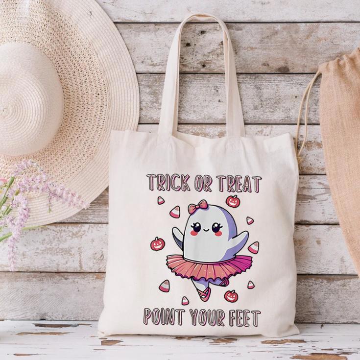 Trick Or Treat Point Your Feet Halloween Ghost Dance Teacher Canvas Tote Bag, gift for family, gift for coworker Trick Or Treat Point Your Feet Halloween Ghost Dance Teacher Canvas Tote Bag, gift for family, gift for coworker