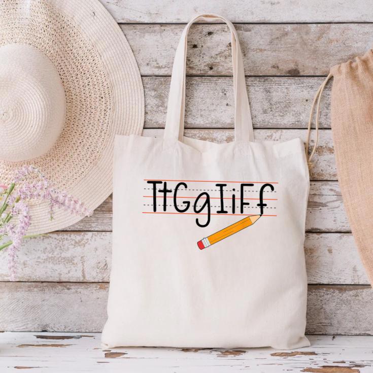 Tt Gg Ii Ff Tgif Teachers Students Tee Canvas Tote Bag, gift for family, gift for coworker Tt Gg Ii Ff Tgif Teachers Students Tee Canvas Tote Bag, gift for family, gift for coworker
