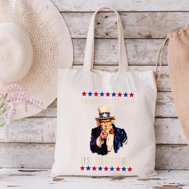 I Want You To Learn US History American Teacher School For Men Women Canvas Tote Bag, History Teacher Tote Bags, gift for family, gift for coworker I Want You To Learn US History American Teacher School For Men Women Canvas Tote Bag, History Teacher Tote Bags, gift for family, gift for coworker