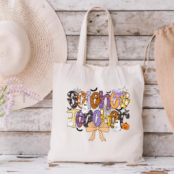 Women Spooky Science Teacher Halloween Science Stem Teacher Canvas Tote Bag, Science Teacher Tote Bags, gift for family, gift for coworker Women Spooky Science Teacher Halloween Science Stem Teacher Canvas Tote Bag, Science Teacher Tote Bags, gift for family, gift for coworker
