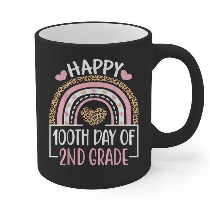 100th Day Of 2nd Grade 100 Days Of School Teacher Graphic Print Coffee Mug