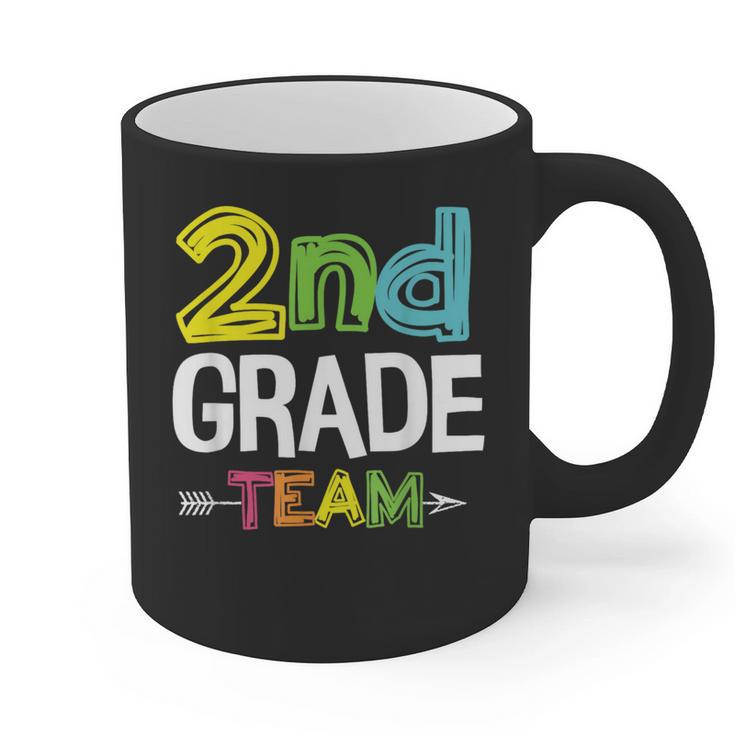 2nd Grade Team T-Shirt 2nd Grade Squad Teacher Graphic Print Coffee Mug