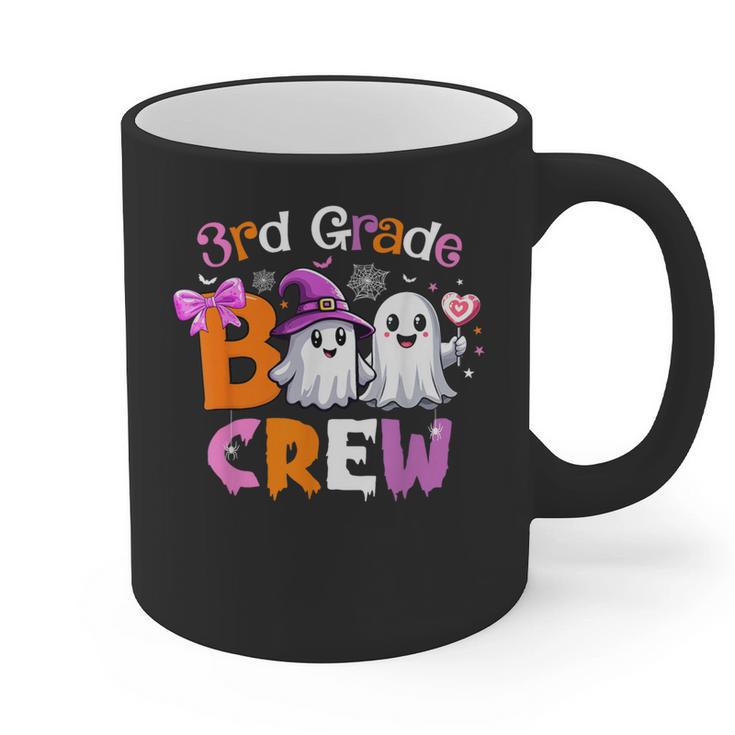 3rd Grade Boo Crew Third Grade Halloween Costume Teacher Kid Graphic Print Coffee Mug