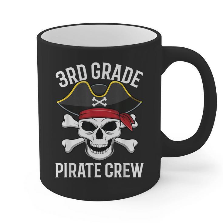 3rd Grade Pirate Crew Halloween Costume Student Teacher Graphic Print Coffee Mug