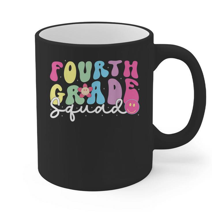 4th Grade Squad Fourth Teacher Student Team Back To School Graphic Print Coffee Mug