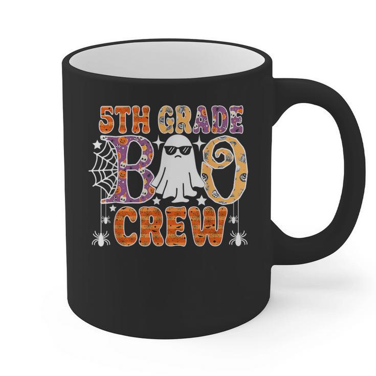 5th Grade Boo Crew Halloween Teachers Students Graphic Print Coffee Mug