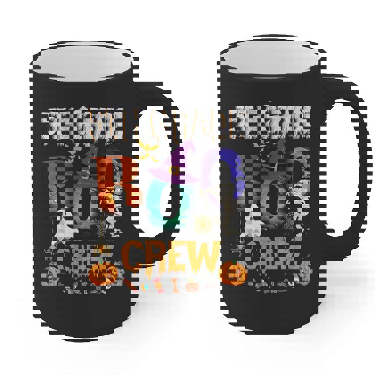 5th Grade Boo Crew Teacher Student Halloween Costume For Men Women Kids Graphic Print Coffee Mug