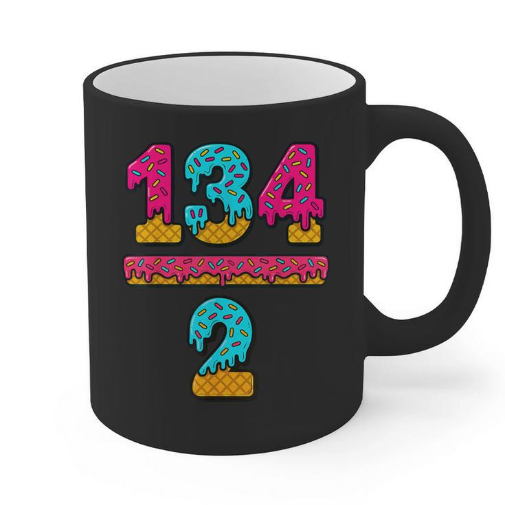 67 Ice Cream Drip Meme Division Math Teacher Gen Alpha Slang Graphic Print Coffee Mug