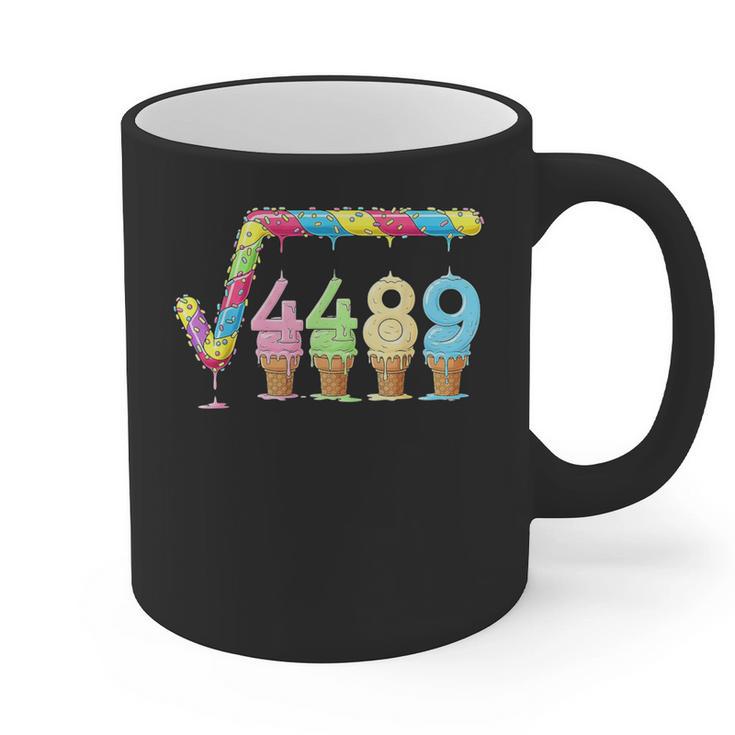 67 Ice Cream Drip Meme Square Root 4489 Slang Teacher Math Graphic Print Coffee Mug