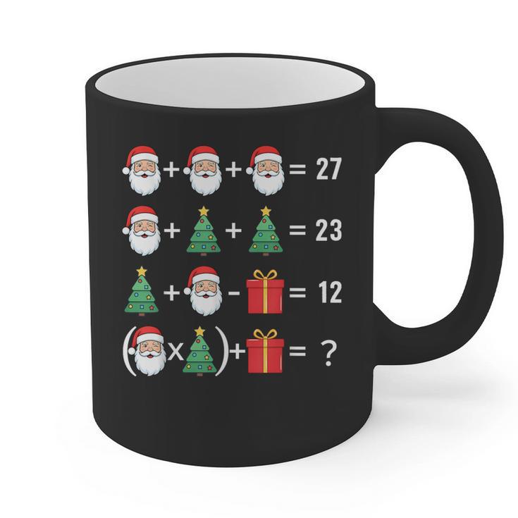 67 Santa Tree Math Teacher Christmas Xmas Humor Graphic Print Coffee Mug