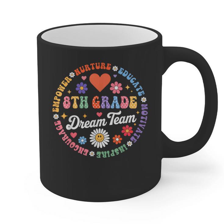 8th Grade Dream Team Eighth Grade Teacher Kid Back To School Graphic Print Coffee Mug