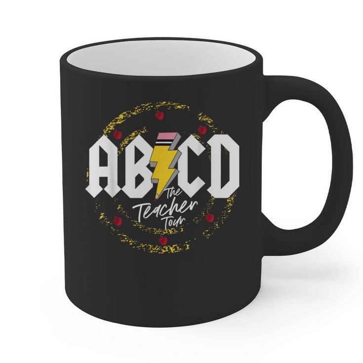 ABCD The Teacher Tour Last Day Of School Rockin' Teacher Graphic Print Coffee Mug