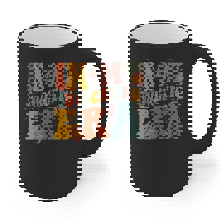 In My Advocating Era Advocate Autism Awareness Sped Teacher Men Women Kids Graphic Print Coffee Mug