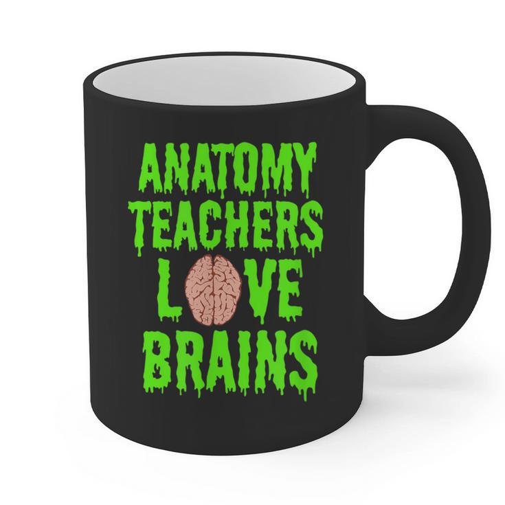 Anatomy Teachers Love Brains Halloween Teacher Costume Shirt Graphic Print Coffee Mug