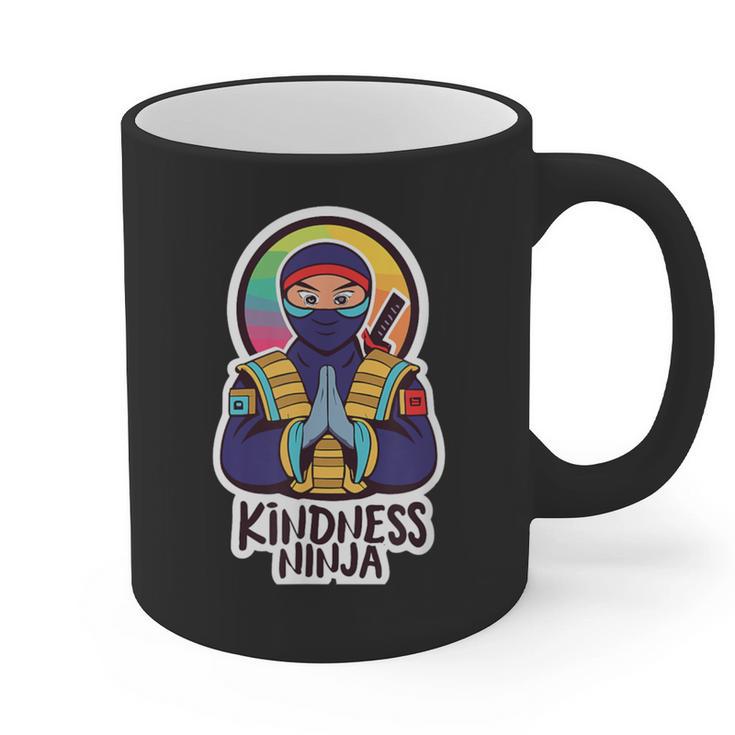 Anti Bullying Kindness Ninja School Teacher Student Graphic Print Coffee Mug