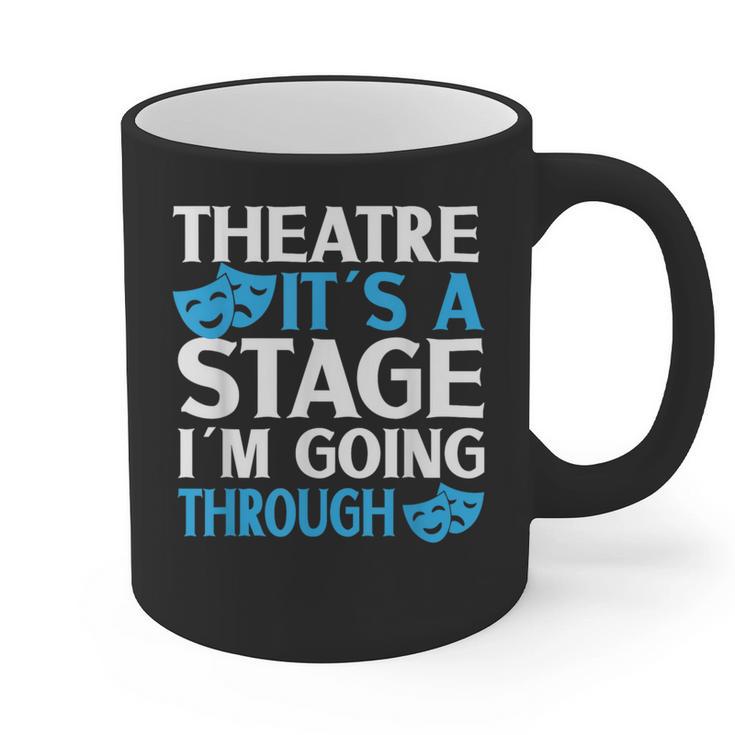 Theater Teacher Drama Teacher Theater Nerd Actor Men Women Kids Graphic Print Coffee Mug