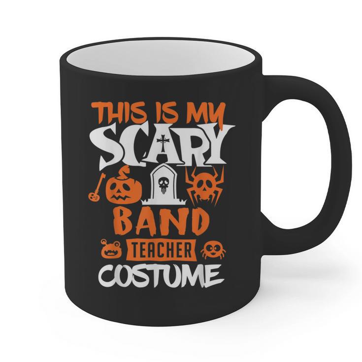 Band Teacher Halloween Shirt Costume School Marching Band For Men Women Graphic Print Coffee Mug