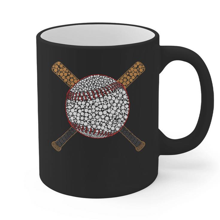 Baseball Happy Dot Day Shirts For Kids Men Women Teacher Graphic Print Coffee Mug