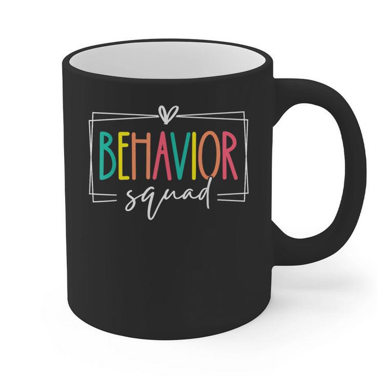 Behavior Squad School Counselor SPED Teacher Kids Women Men Graphic Print Coffee Mug