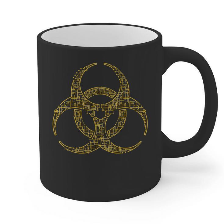 Bioengineering Biology Teacher Toxic Symbol Biohazard For Men Women Girls Kids Graphic Print Coffee Mug