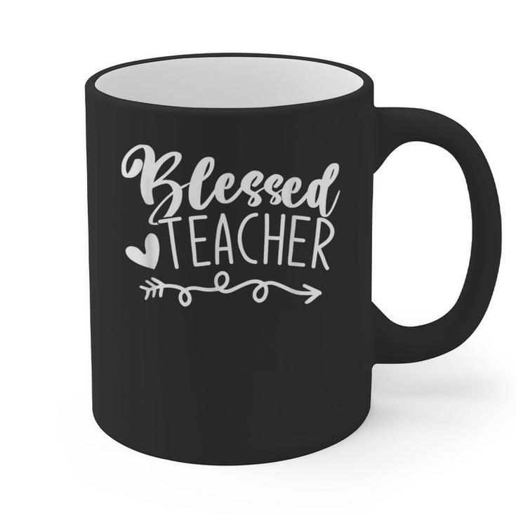 Blessed Teacher For Men Women Kids Graphic Print Coffee Mug