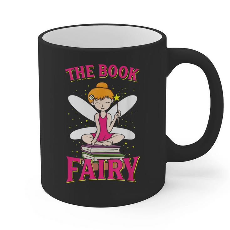 The Book Fairy Reading Teacher Librarian T-Shirt Graphic Print Coffee Mug