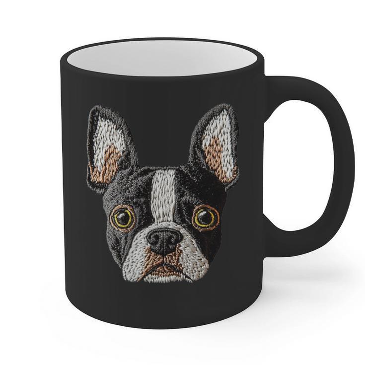 Boston Terrier Cute Puppy Face Dog Lover Pet Owner Graphic Print Coffee Mug