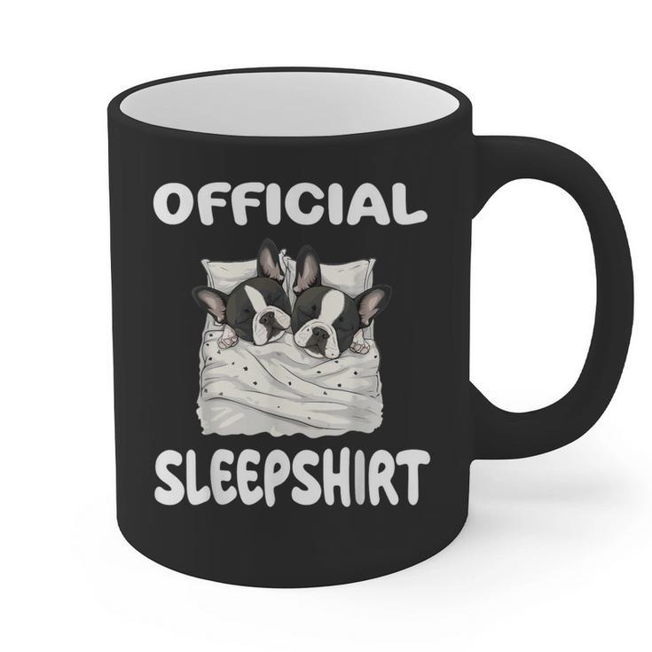 Boston Terrier Dog Official Sleepshirt Pajamas Nightgown For Men Women Girls Kids Graphic Print Coffee Mug, trending gift