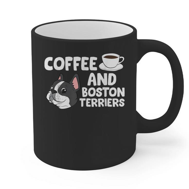 Boston Terrier Lover Coffee And Boston Terriers Graphic Print Coffee Mug