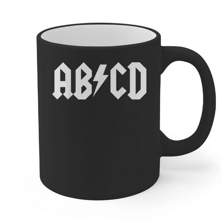 Boys Girls Teachers ABCD Rock Graphic Back To School Graphic Print Coffee Mug