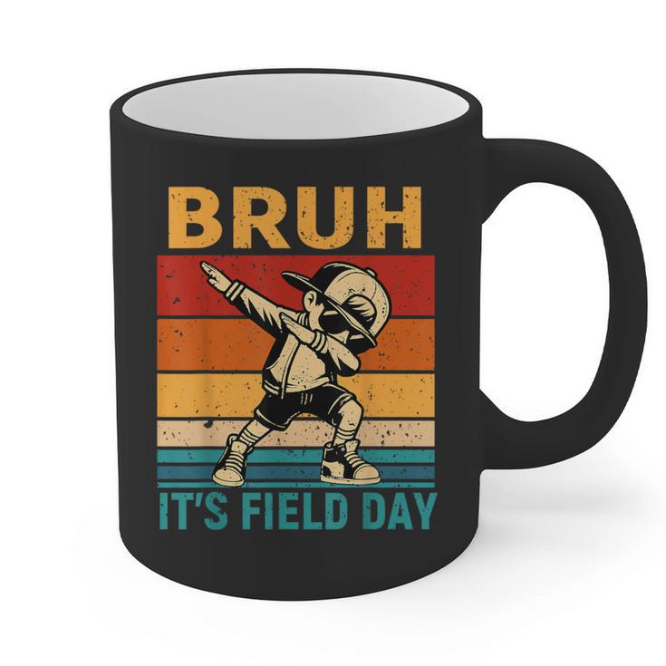 Bruh It's Field Day Teacher Happy Field Day Dabbing Boy Graphic Print Coffee Mug
