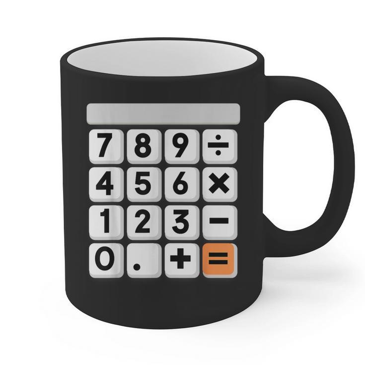 Calculator Easy Halloween Costume For Math Teacher Graphic Print Coffee Mug