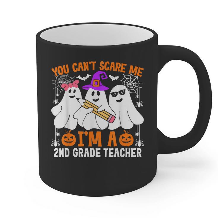 You Can't Scare Me I'm A 2nd Grade Teacher Halloween Graphic Print Coffee Mug