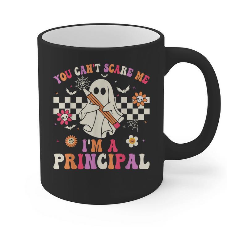 You Can't Scare Me I'm a Principal Halloween Teacher Graphic Print Coffee Mug