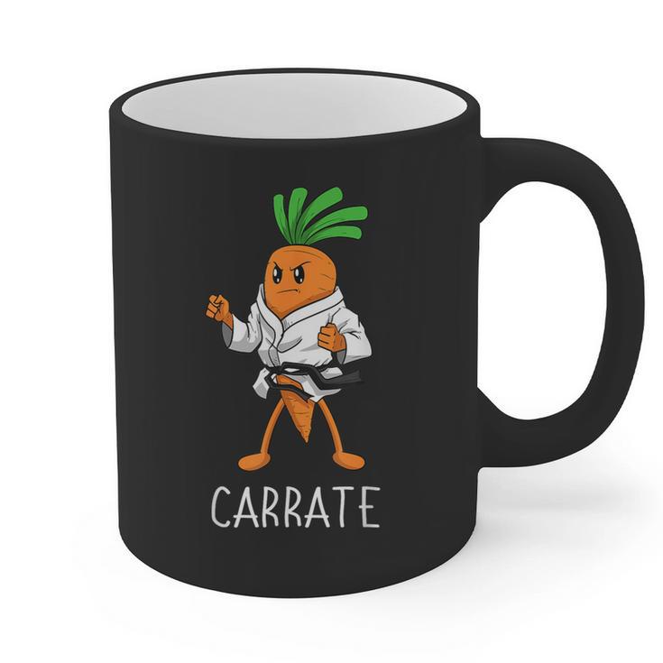 Carrate Karate Carrot Student Teacher Trainee Trainor Graphic Print Coffee Mug